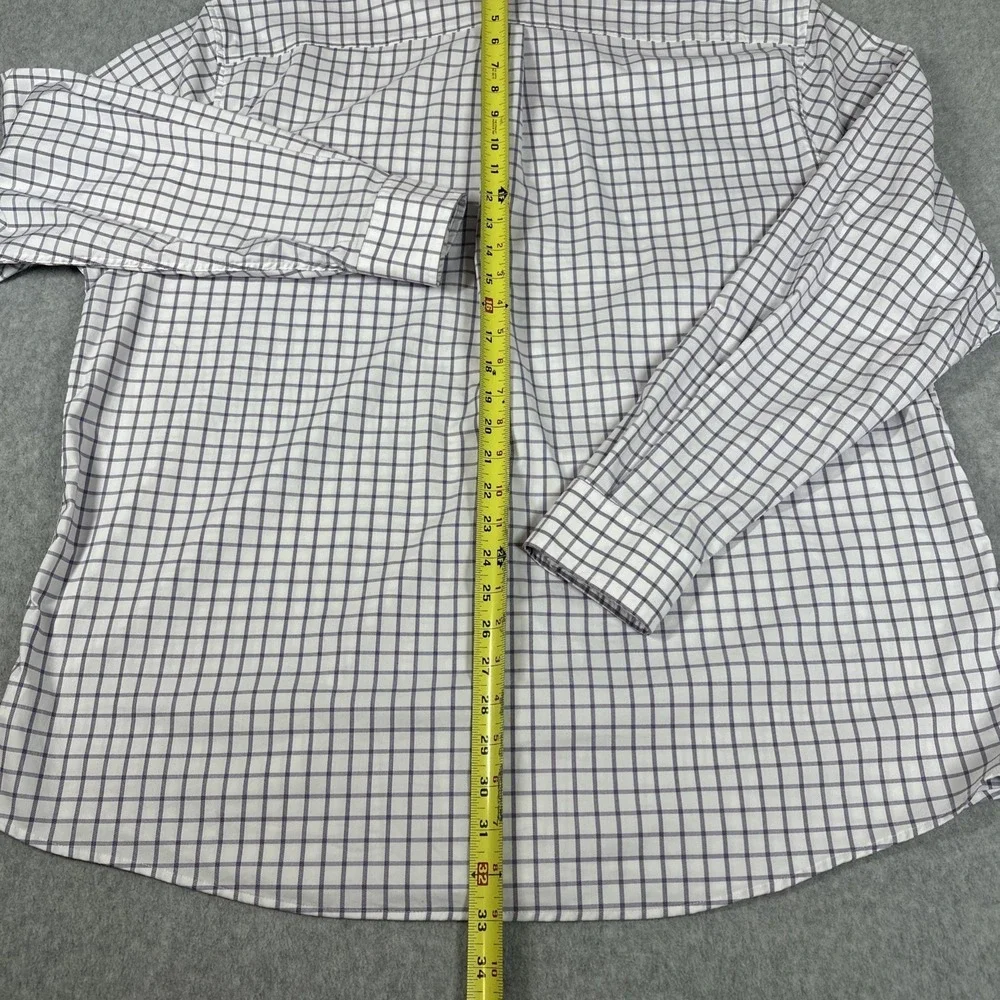 Johnnie O Men's PrepFormance Purple Plaid Button Down Stretch Shirt XXL